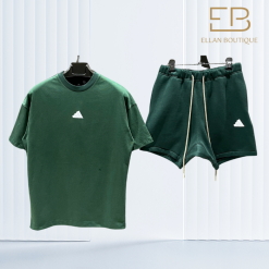 Bộ adidas xanh thêu