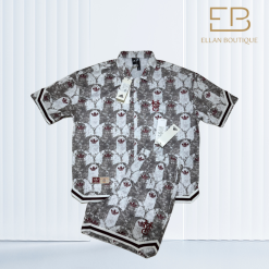 Set adidas cao cấp nâu xanh