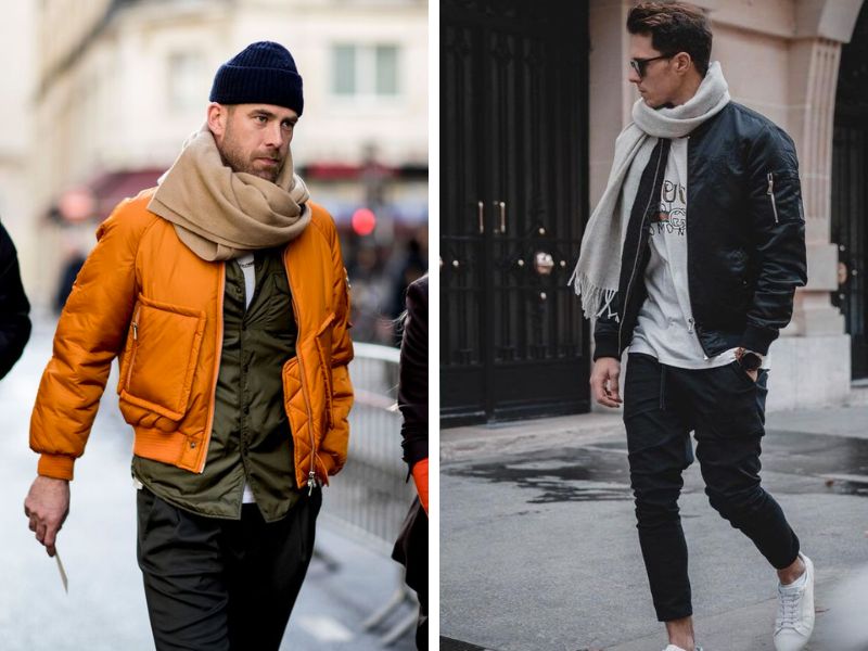 Quần jogger nam + áo khoác bomber