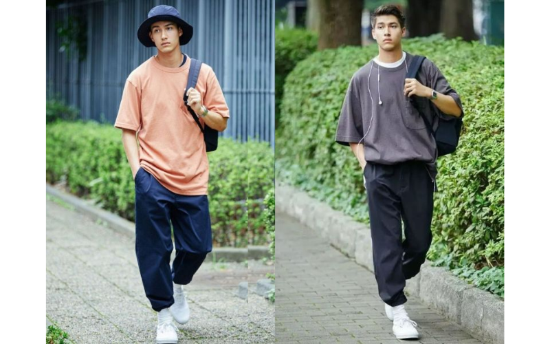 Quần Nam Jogger Với áo Thun