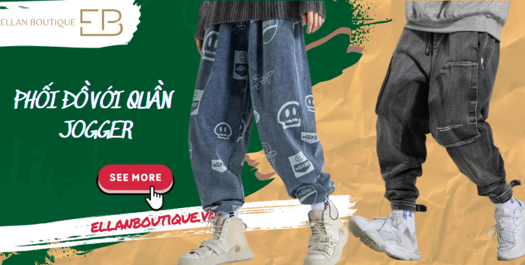 Phối đồ với quần jogger