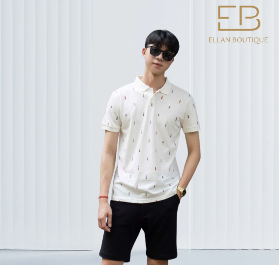 quần short cotton + áo polo
